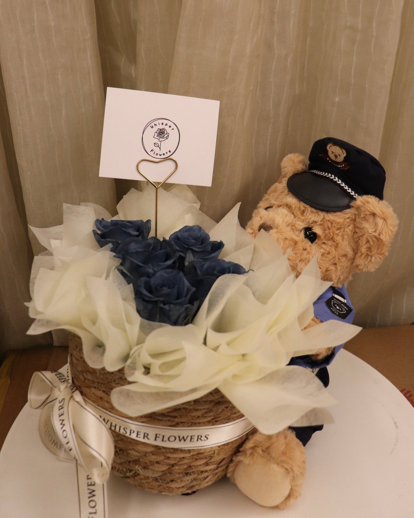 POLICE Handmade Teddy Bear Box