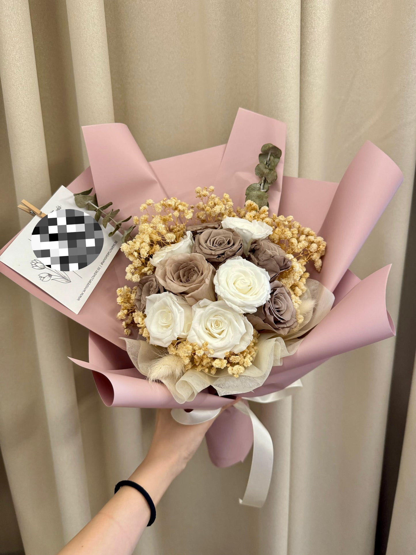 Preserved Mixed Roses Bouquet
