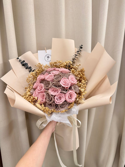 30 Stalks Preserved Rose Bouquet