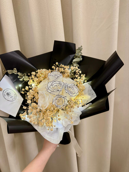 Preserved Mixed Roses Bouquet
