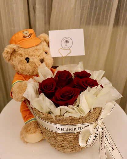 SCDF Handmade Teddy Bear Box