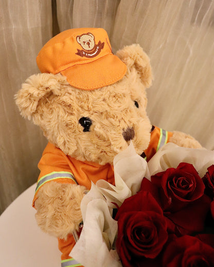 SCDF Handmade Teddy Bear Box