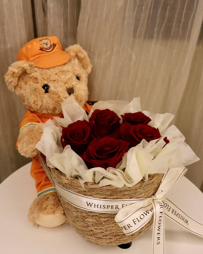 SCDF Handmade Teddy Bear Box
