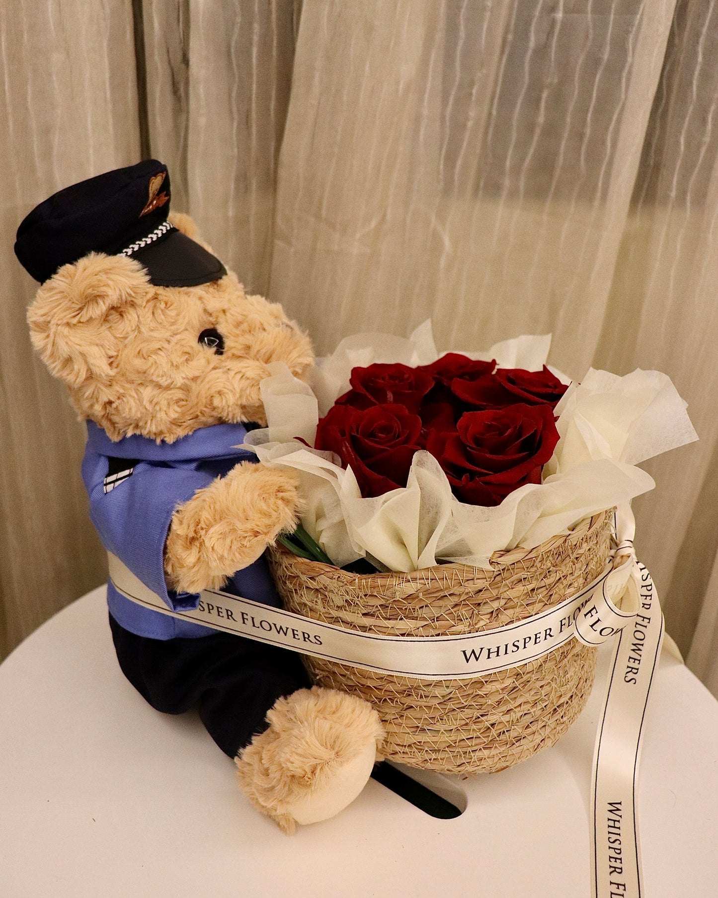 POLICE Handmade Teddy Bear Box