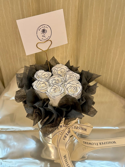 7 Stalk Preserved Rose Box