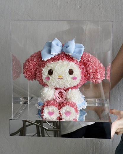 MELODY Preserved Flower Figurine Box