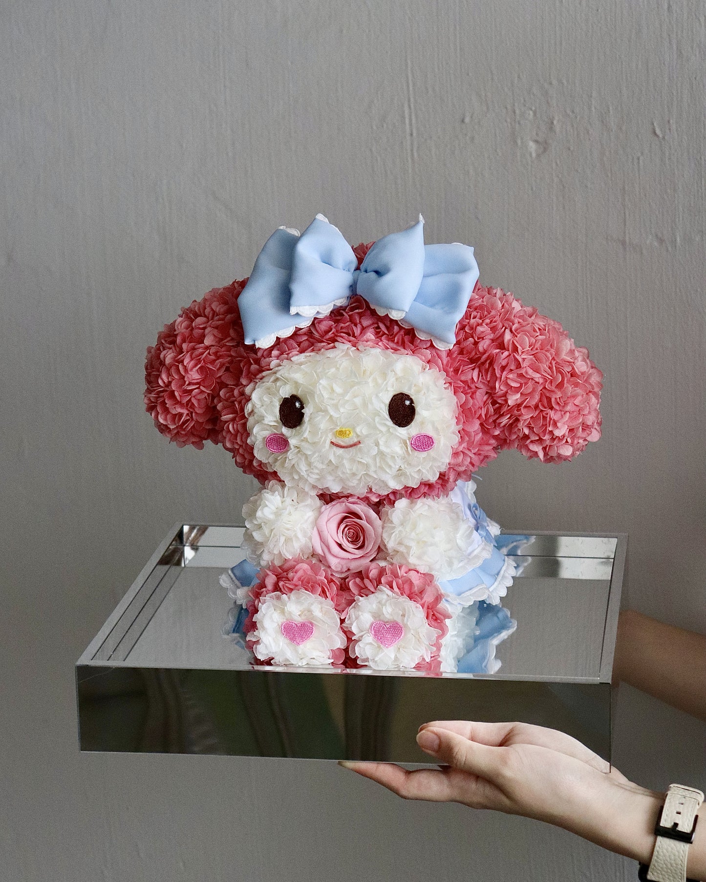 MELODY Preserved Flower Figurine Box